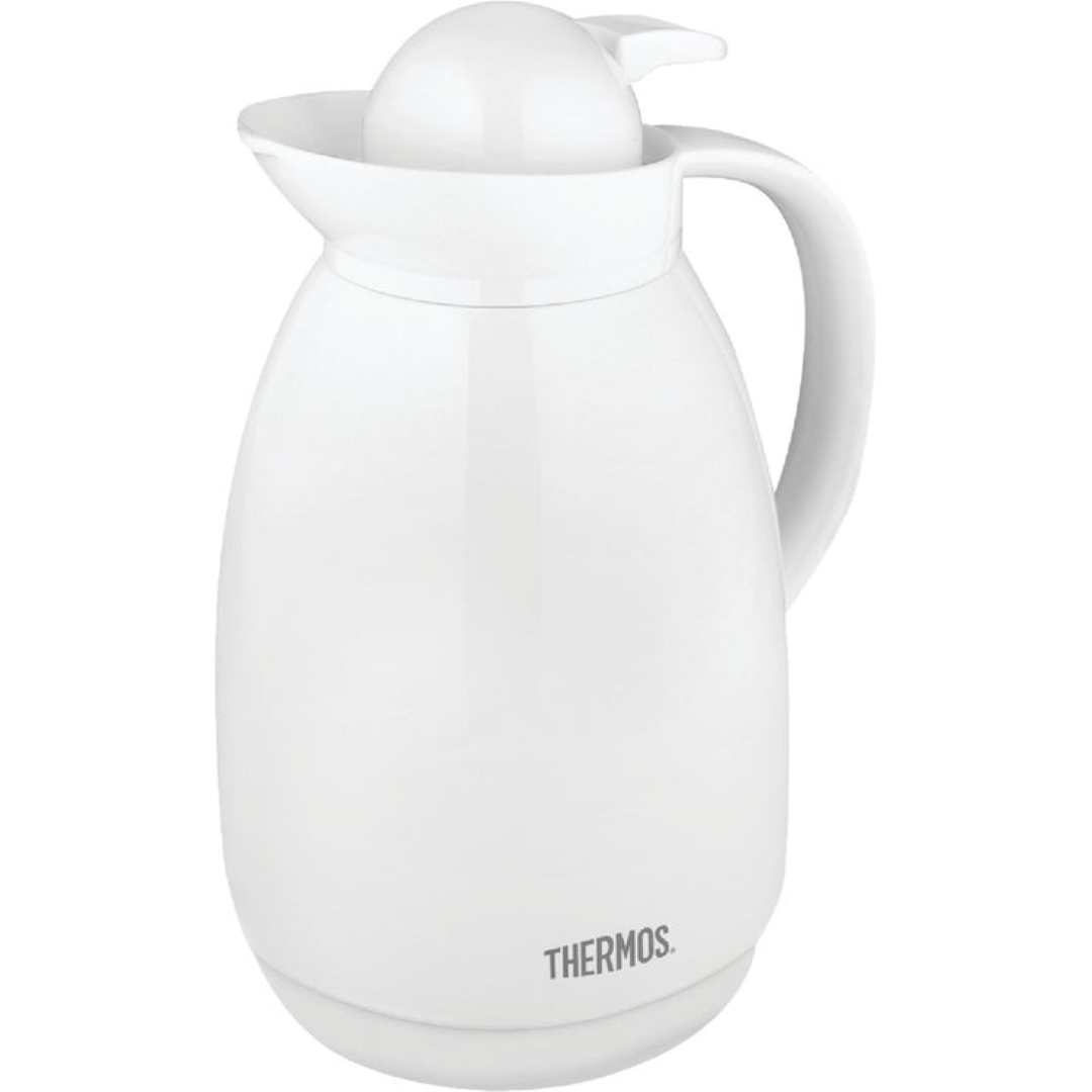 THERMOS ARTMAX WHITE GLASS VC CARAFE 1L